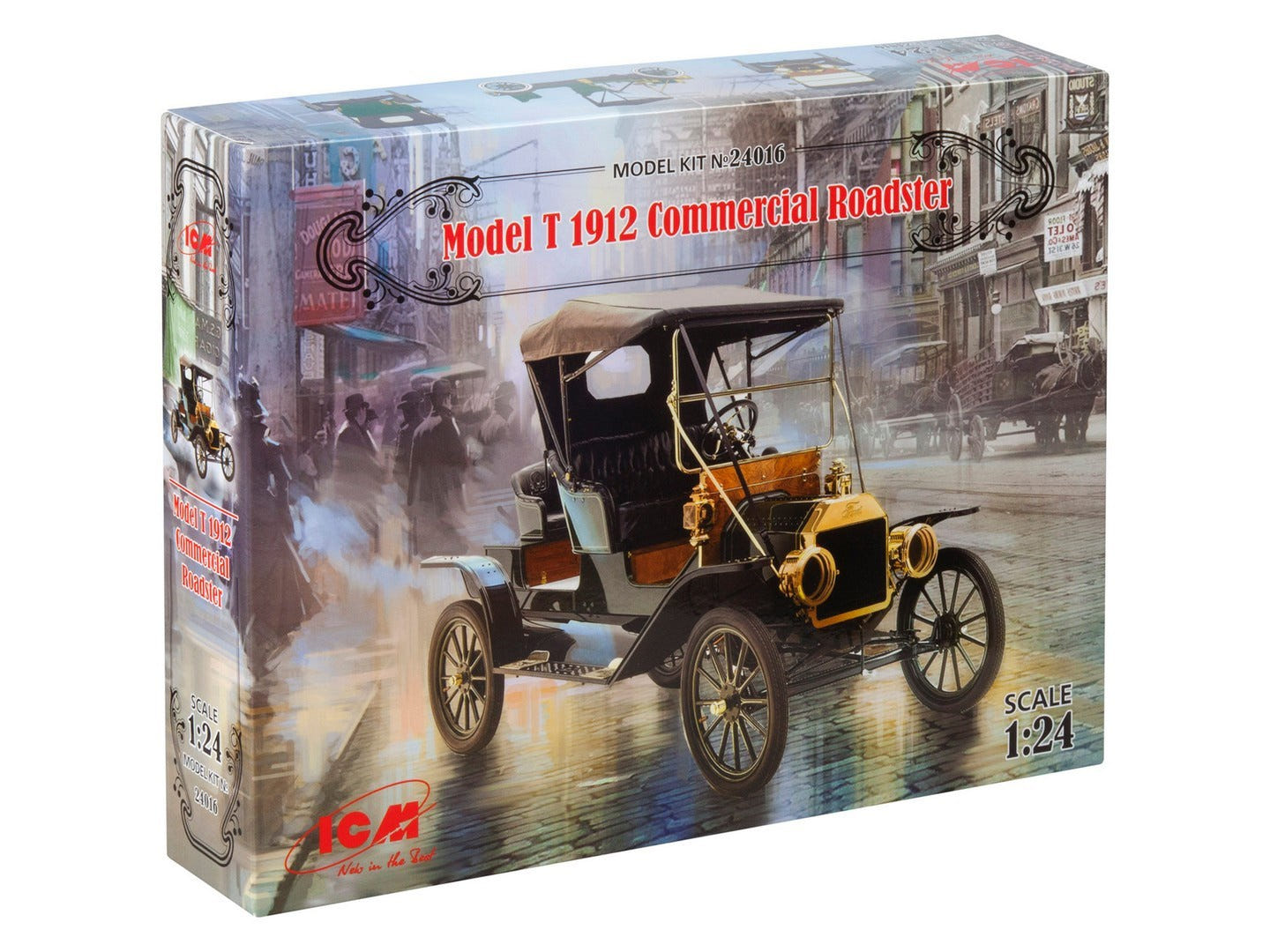 ICM 1:24 Model T 1912 Commercial Roadster American Car - ICM24016