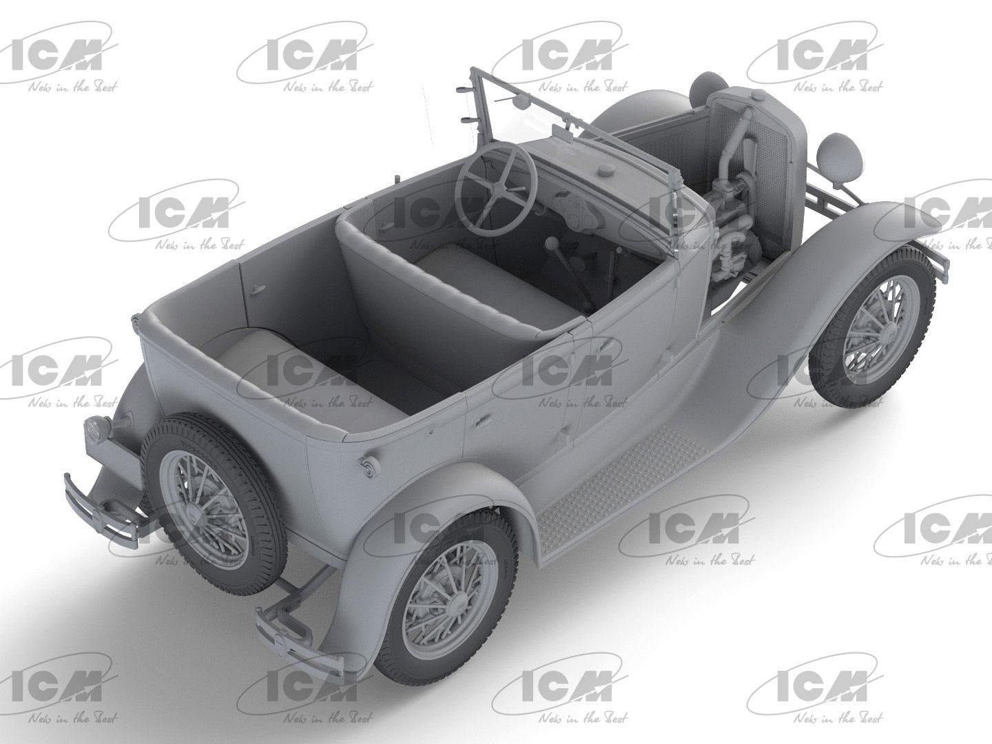 ICM 1:24 Ford Model A Gangster Car - ICM24052