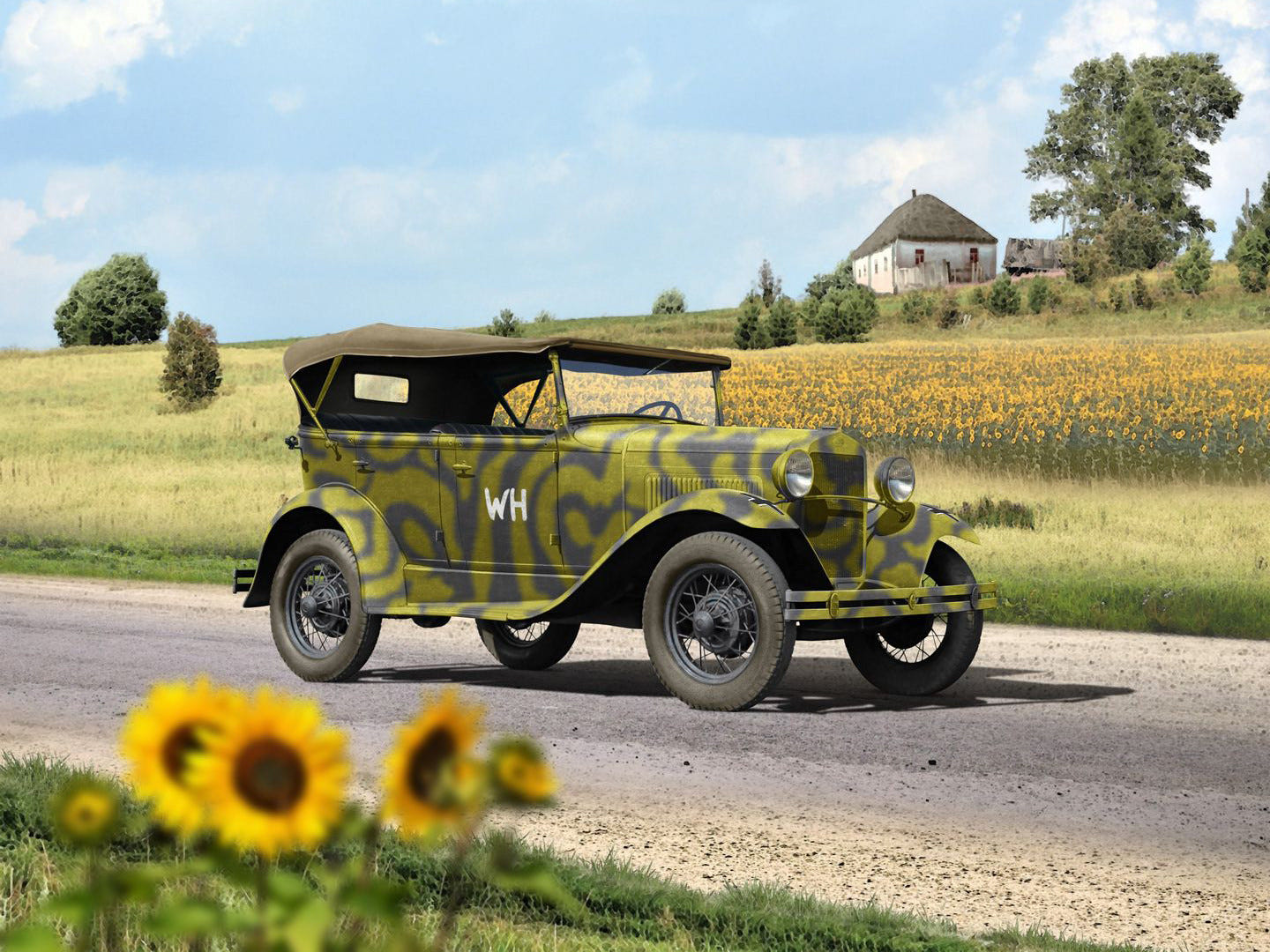 ICM 1:24 GAZ-A Passenger Car in German Service - ICM24053