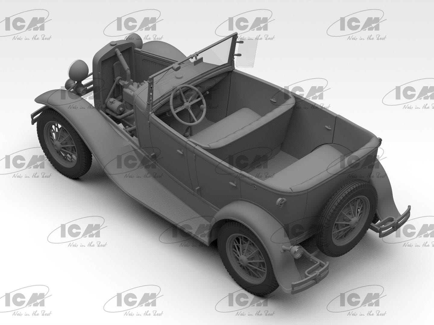 ICM 1:24 GAZ-A Passenger Car in German Service - ICM24053