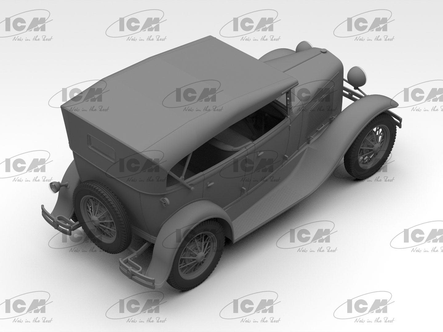 ICM 1:24 GAZ-A Passenger Car in German Service - ICM24053
