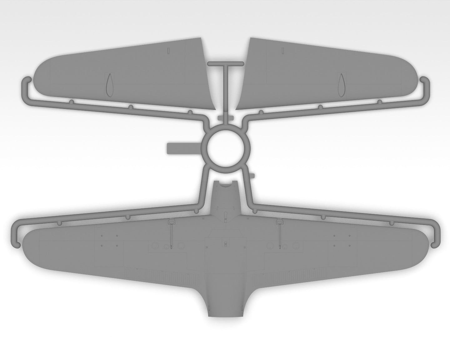 ICM 1:32 Hs 123A-1 WWII German Attack Aircraft - ICM32014