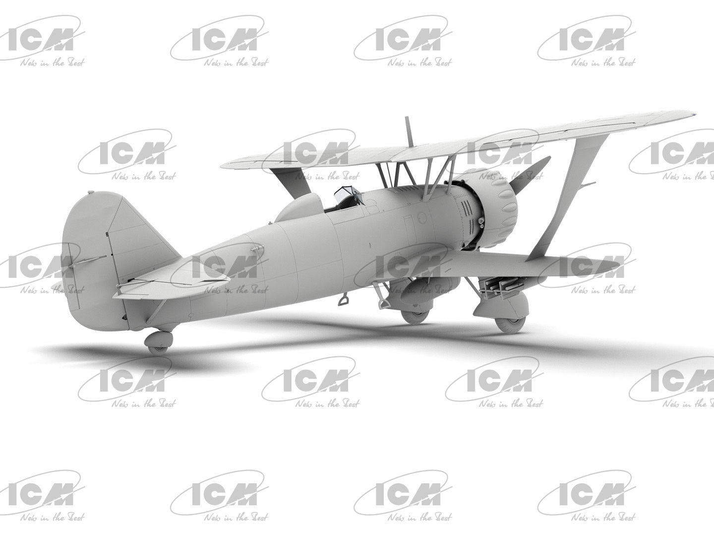 ICM 1:32 Hs 123A-1 (Late) WWII German Attack Aircraft - ICM32015