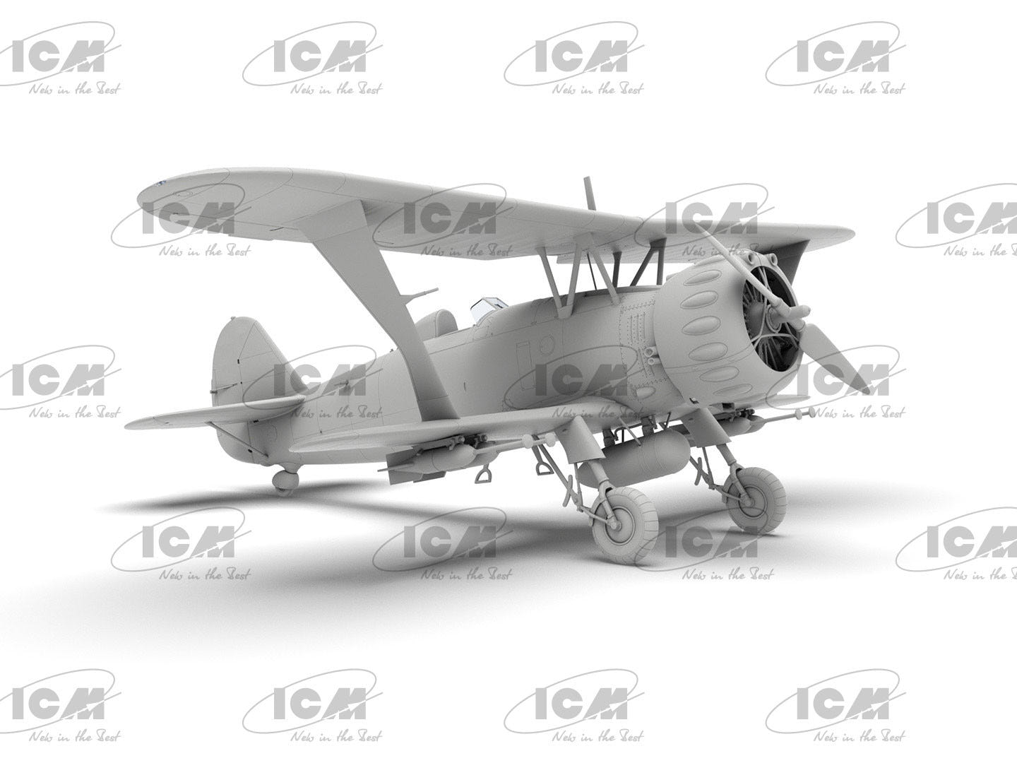 ICM 1:32 Hs 123A-1 (Late) WWII German Attack Aircraft - ICM32015