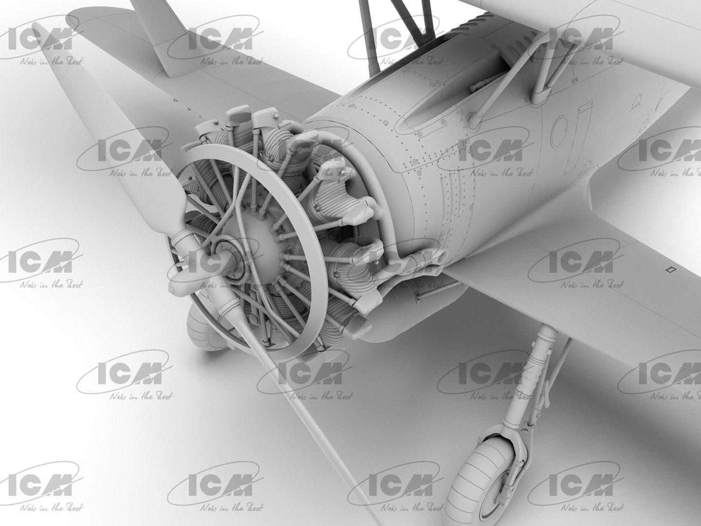 ICM 1:32 Hs 123A-1 (Late) WWII German Attack Aircraft - ICM32015