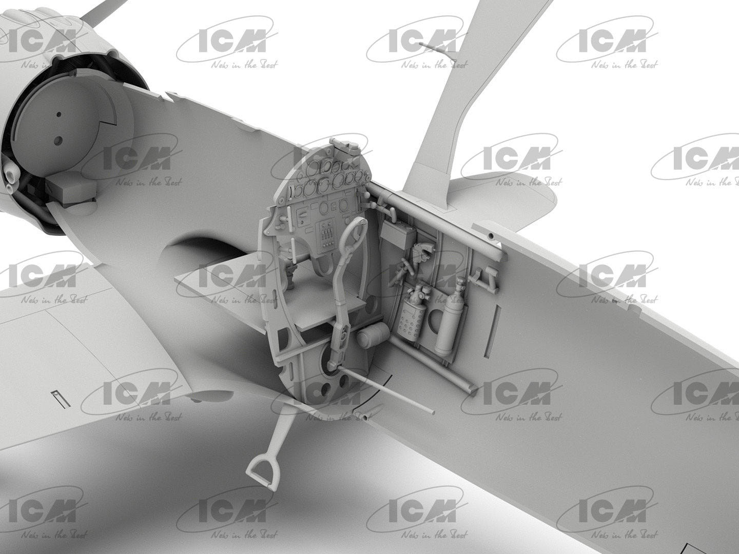 ICM 1:32 Hs 123A-1 (Late) WWII German Attack Aircraft - ICM32015