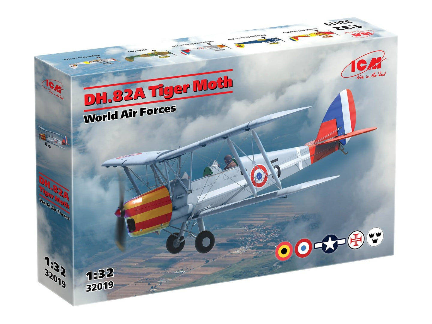 ICM 1:32 DH.82A Tiger Moth of the World Air Forces - ICM32019