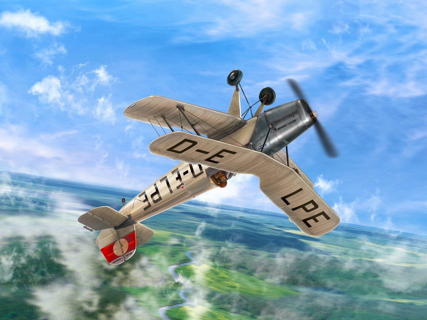 ICM 1:32 Bücker Bü 131B German Training Aircraft - ICM32031
