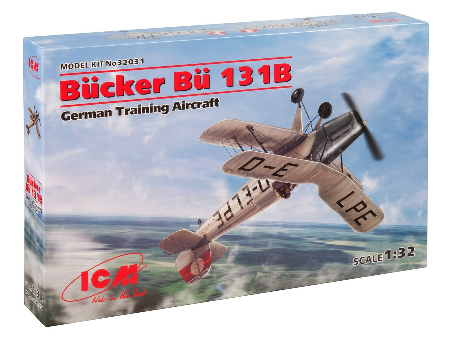 ICM 1:32 Bücker Bü 131B German Training Aircraft - ICM32031