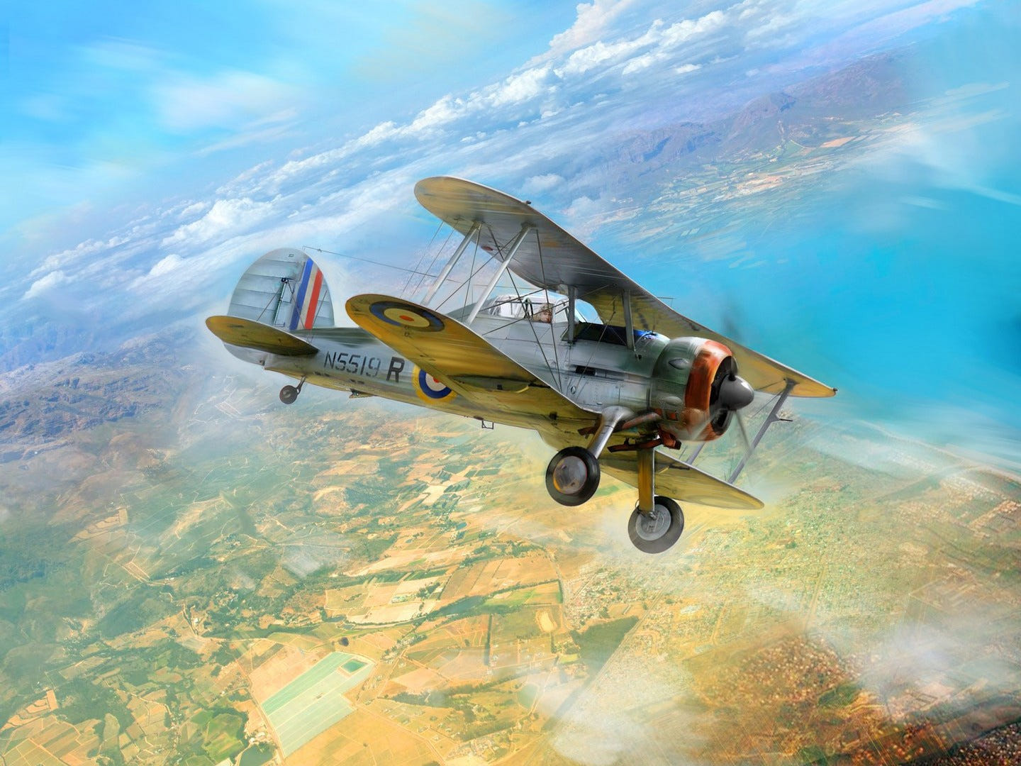 ICM 1:32 Gloster Sea Gladiator Mk.II WWII British Naval Fighter Plane - ICM32042