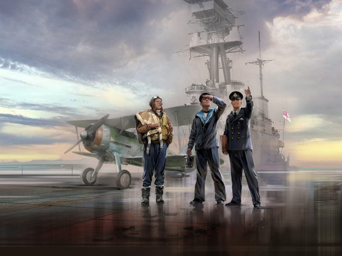 ICM 1:32 Gloster Sea Gladiator Mk.II with 3 Royal Navy Pilot Figures - ICM32045