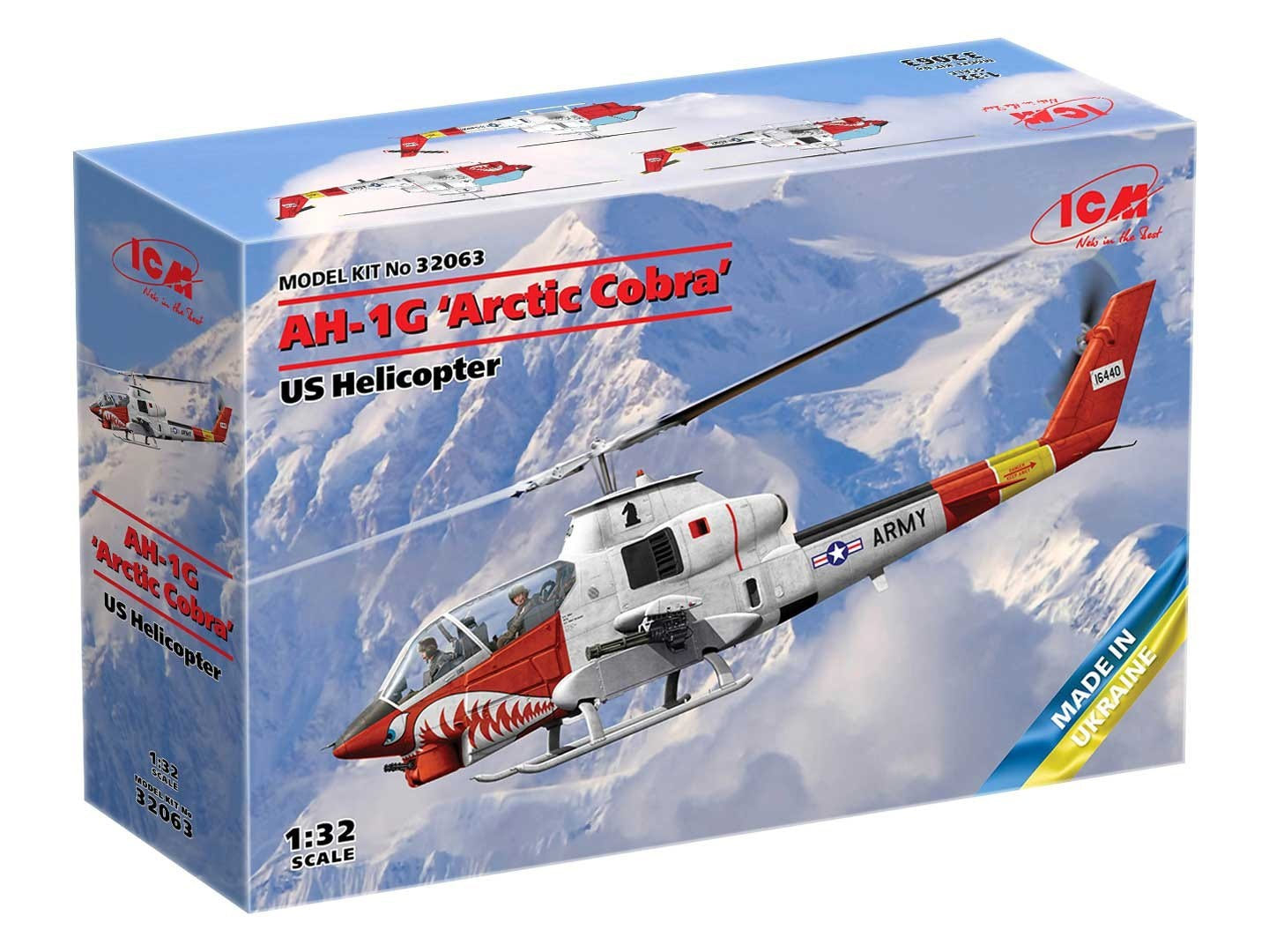ICM 1:32 AH-1G 'Arctic Cobra' U.S. Helicopter - ICM32063