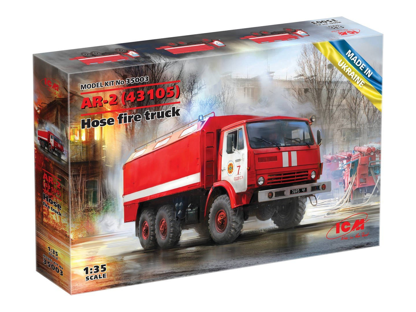 ICM 1:35 AR-2 (43105) Hose Fire Truck - ICM35003