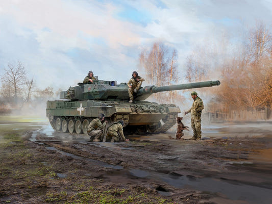 ICM 1:35 Leopard 2A6 of the Armed Forces of Ukraine with Crew - ICM35013