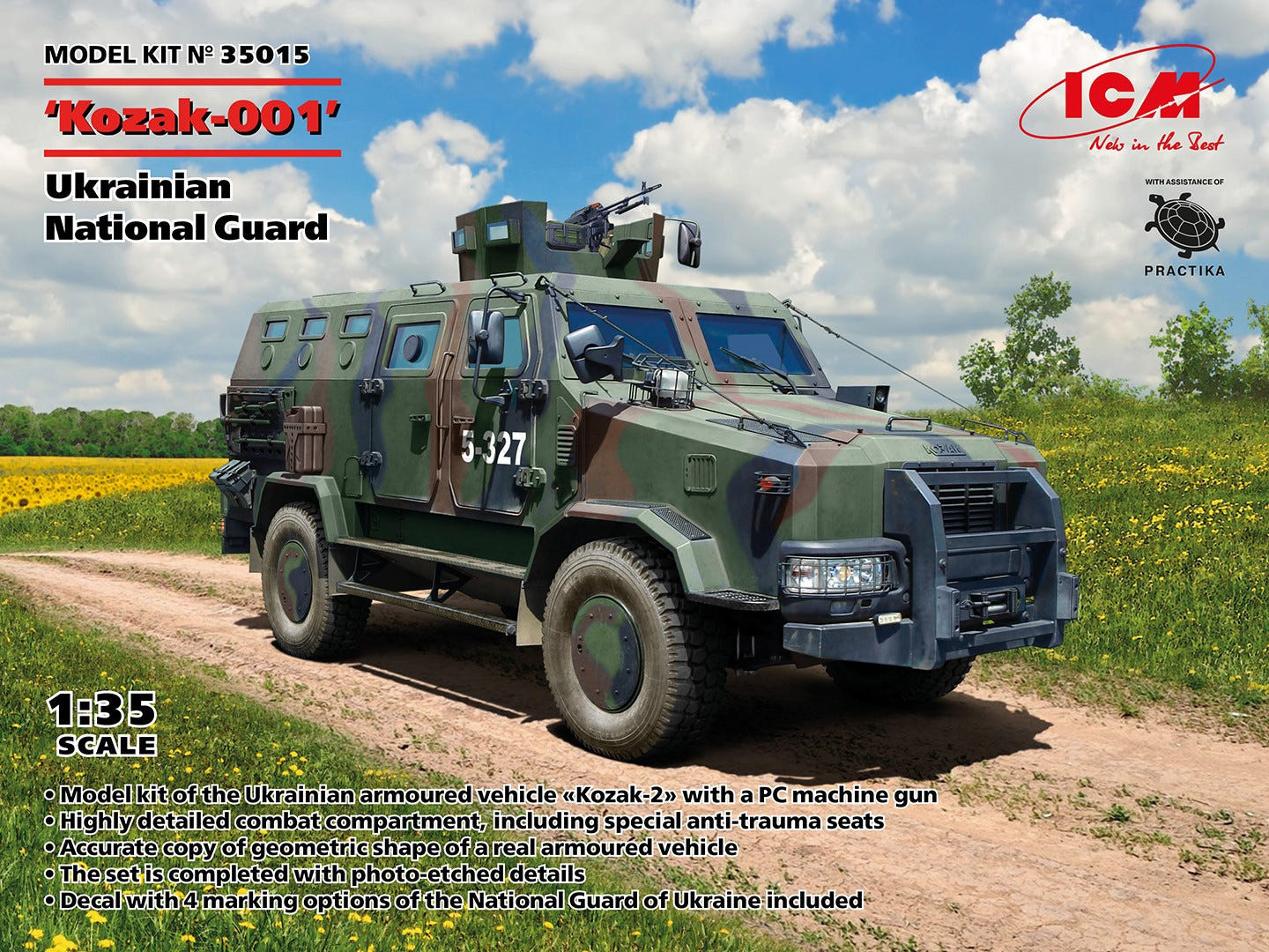 ICM 1:35 Kozak-001' Ukrainian National Guard - ICM35015