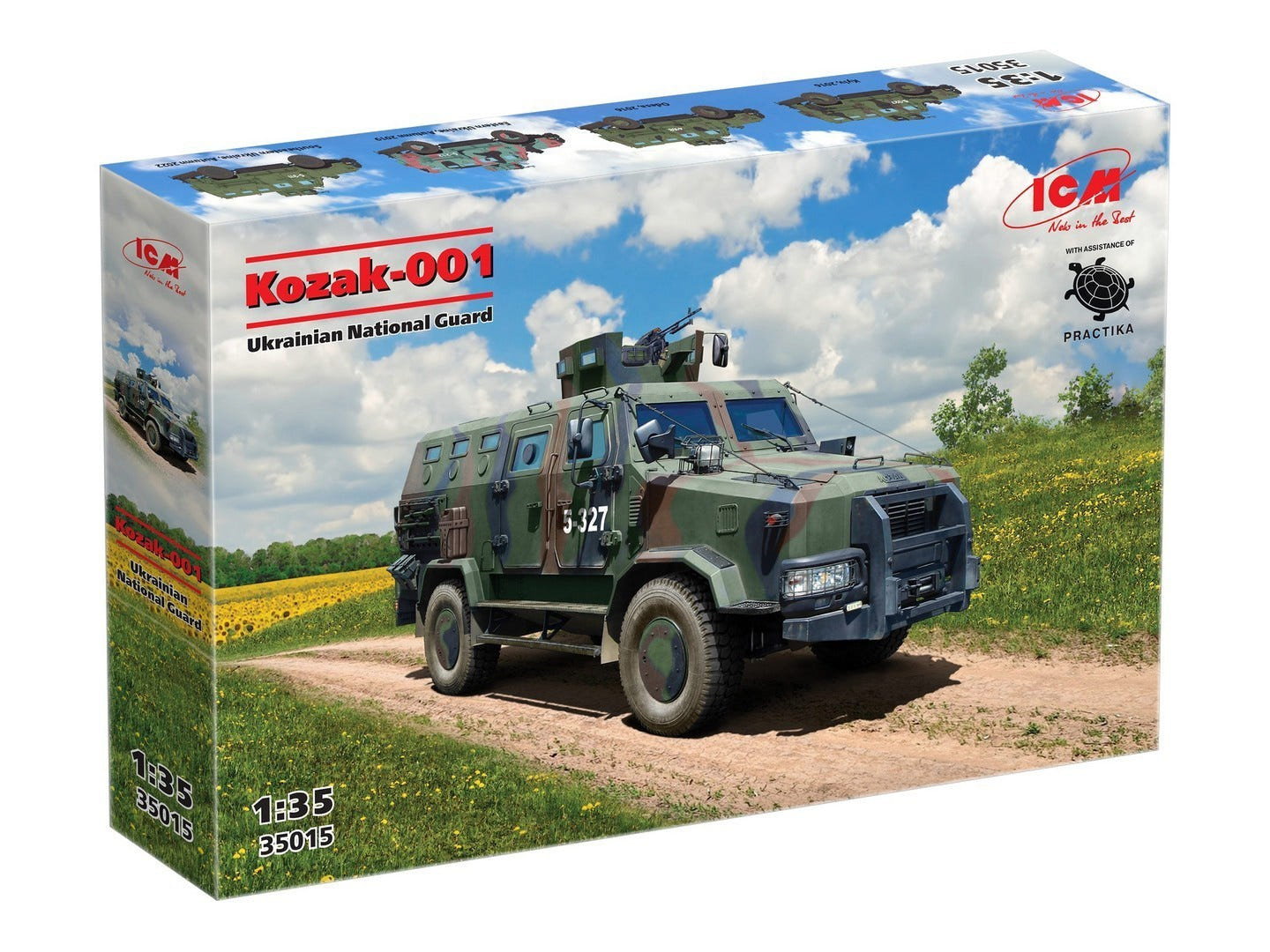 ICM 1:35 Kozak-001' Ukrainian National Guard - ICM35015