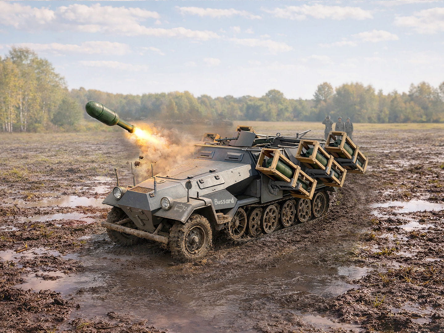 ICM 1:35 ‘Stuka zu Fuß’ Sd.Kfz. 251/1 Ausf.B WWII German MLRS - ICM35107