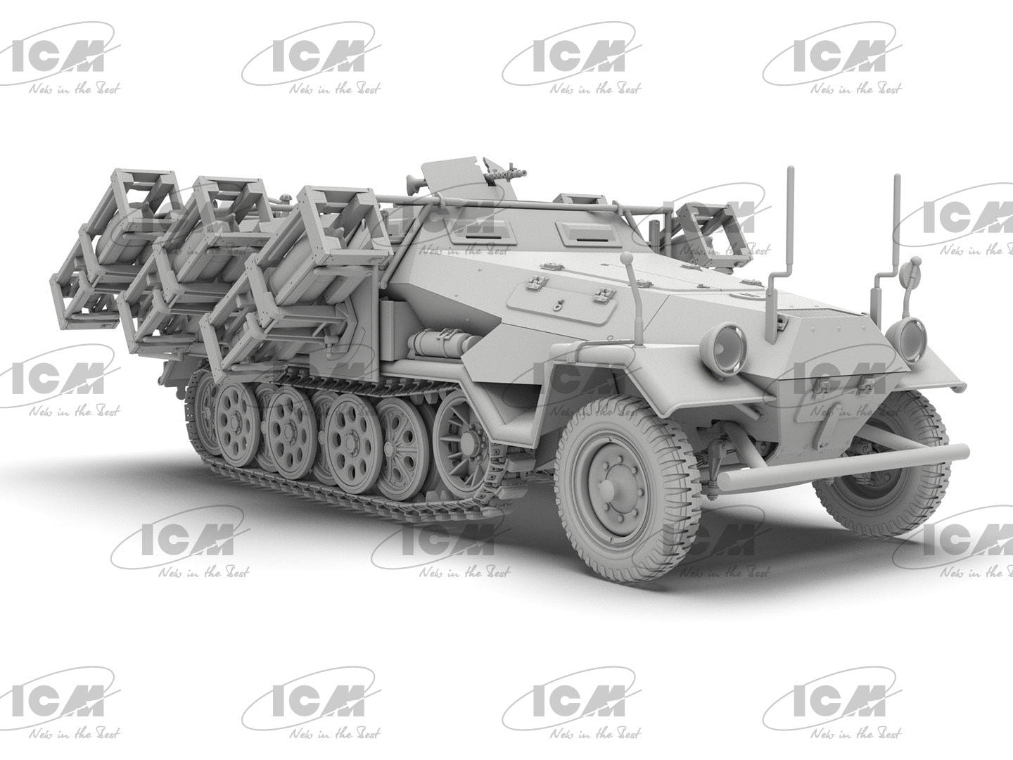ICM 1:35 ‘Stuka zu Fuß’ Sd.Kfz. 251/1 Ausf.B WWII German MLRS - ICM35107