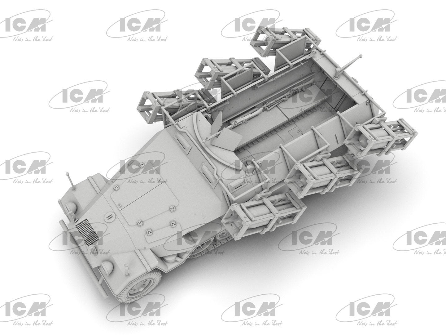 ICM 1:35 ‘Stuka zu Fuß’ Sd.Kfz. 251/1 Ausf.B WWII German MLRS - ICM35107