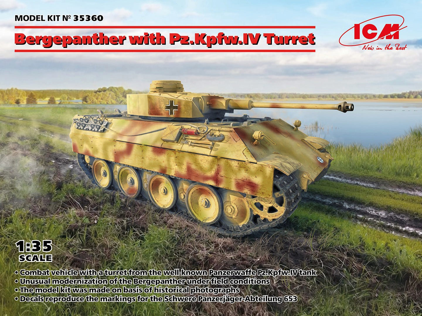 ICM 1:35 Bergepanther with Pz.Kpfw.IV Turret - ICM35360
