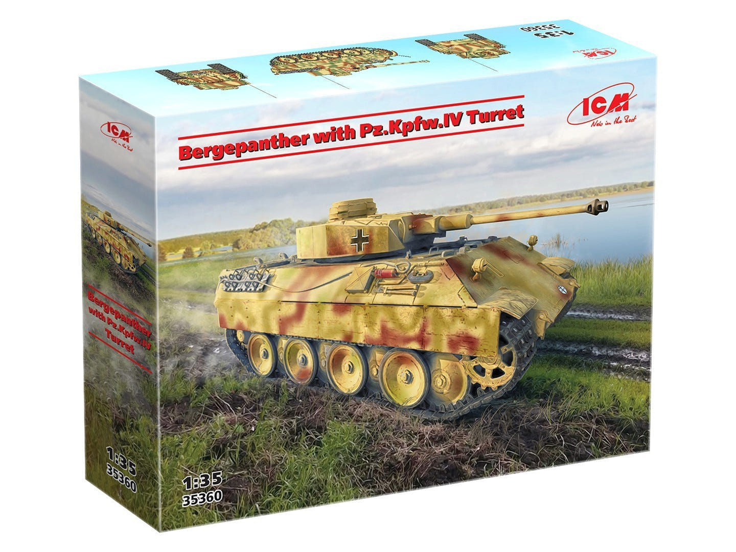 ICM 1:35 Bergepanther with Pz.Kpfw.IV Turret - ICM35360