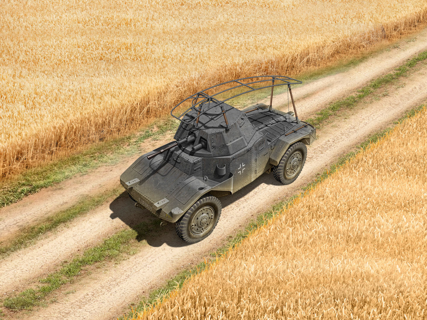 ICM 1:35 Panzerspähwagen (Funk) P204(f) Armoured Command Vehicle - ICM35378