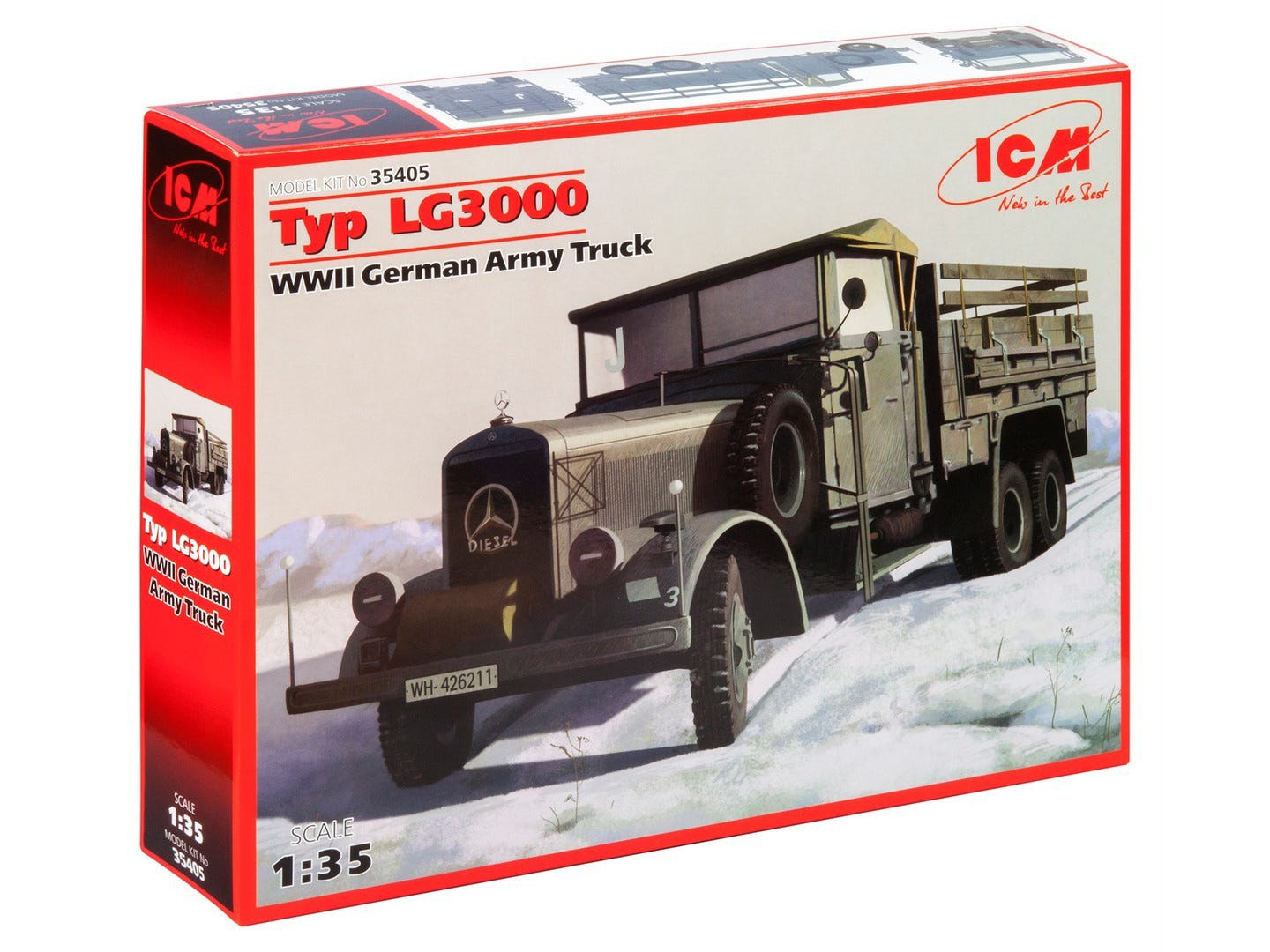 ICM 1:35 Typ LG3000 WWII German Army Truck - ICM35405