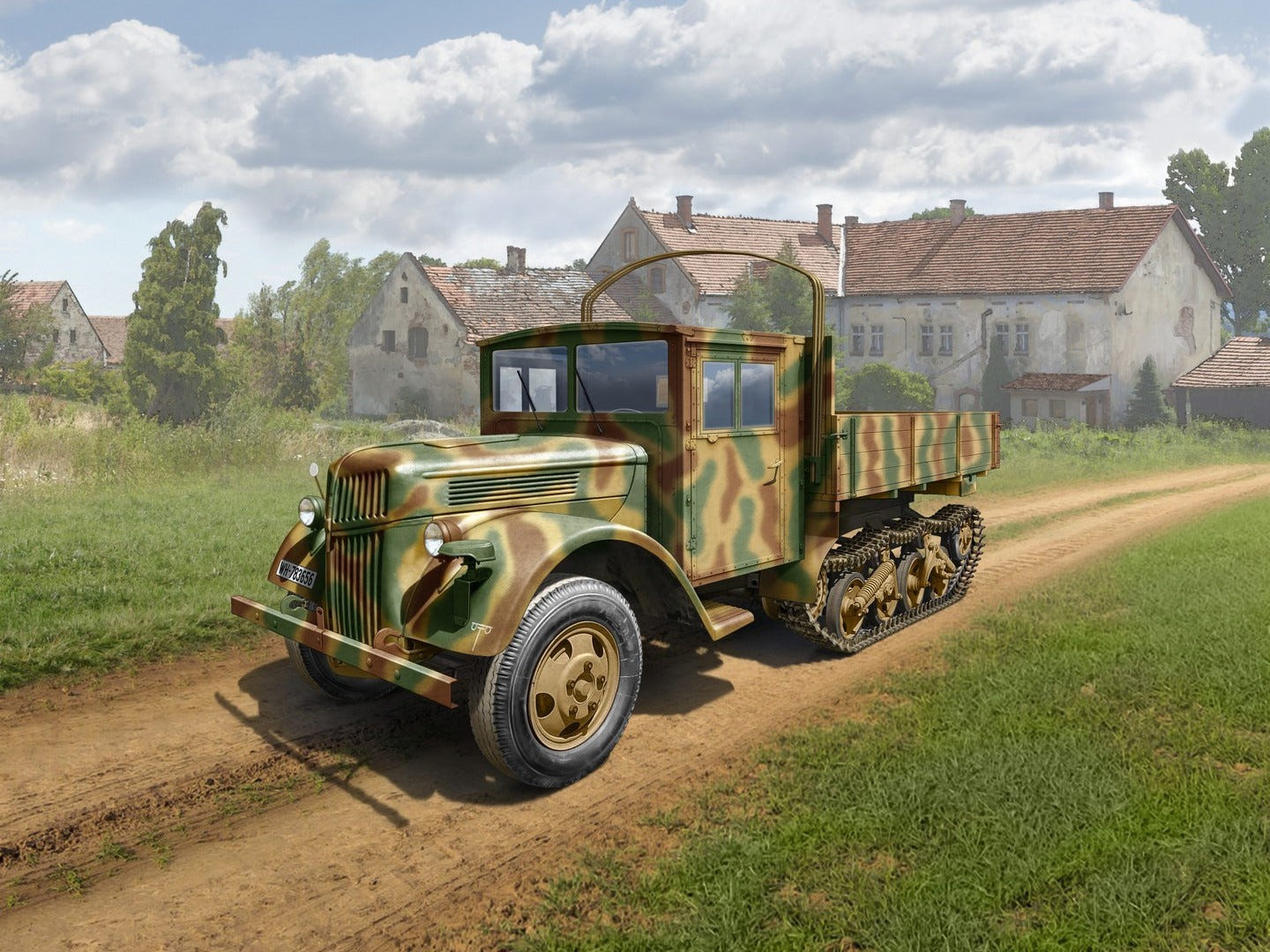 ICM 1:35 V3000S/SSM Maultier 'Einheitsfahrerhaus' WWII German Truck - ICM35410