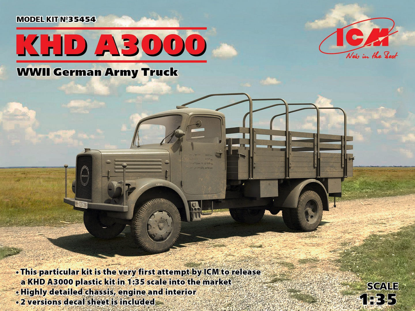 ICM 1:35 KHD A3000 WWII German Truck - ICM35454