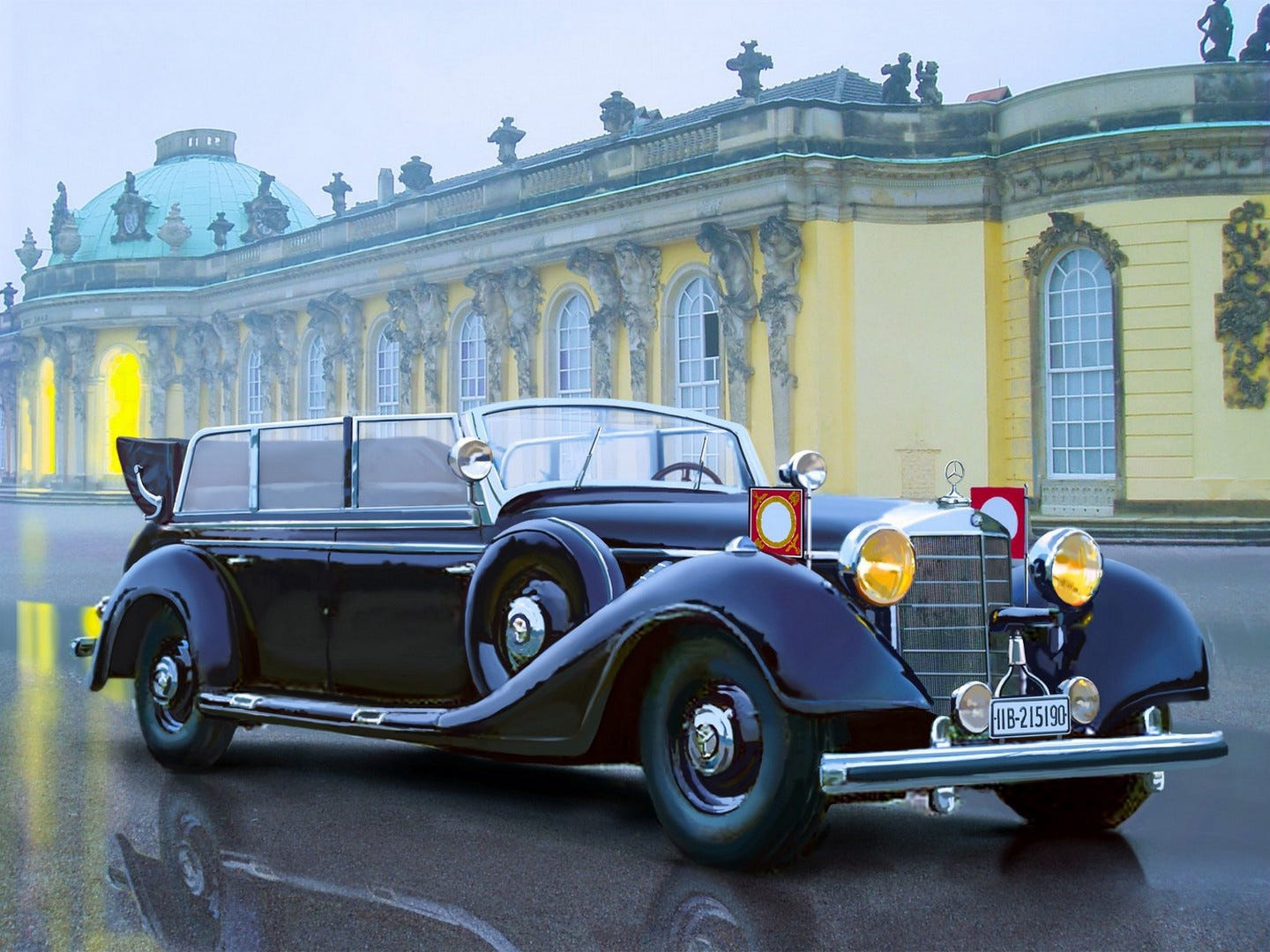 ICM 1:35 Typ 770K (W150) Tourenwagen WWII German Leaders' Car - ICM35533