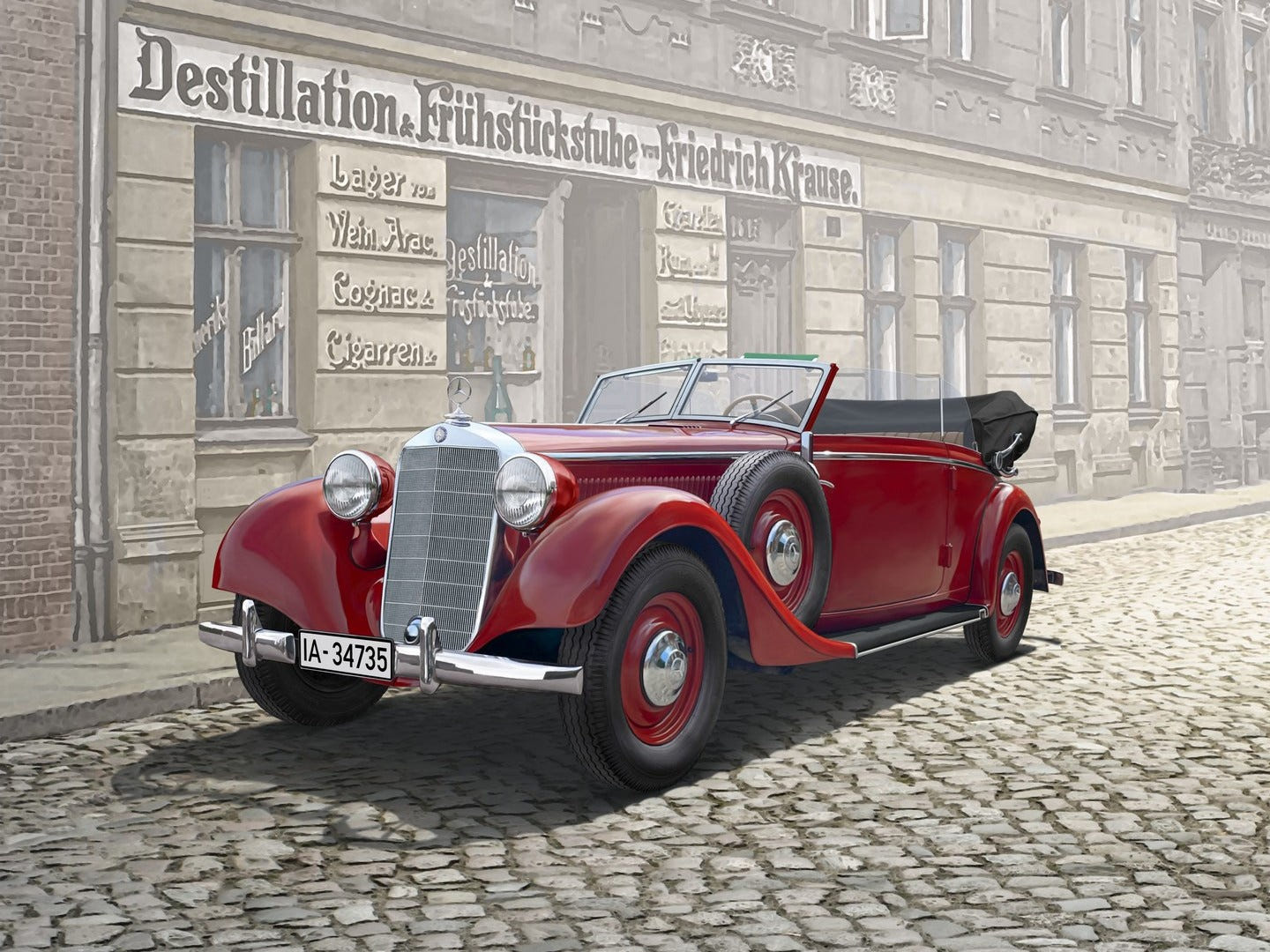 ICM 1:35 Typ 320 (W142) Cabriolet B German Passenger Car - ICM35543