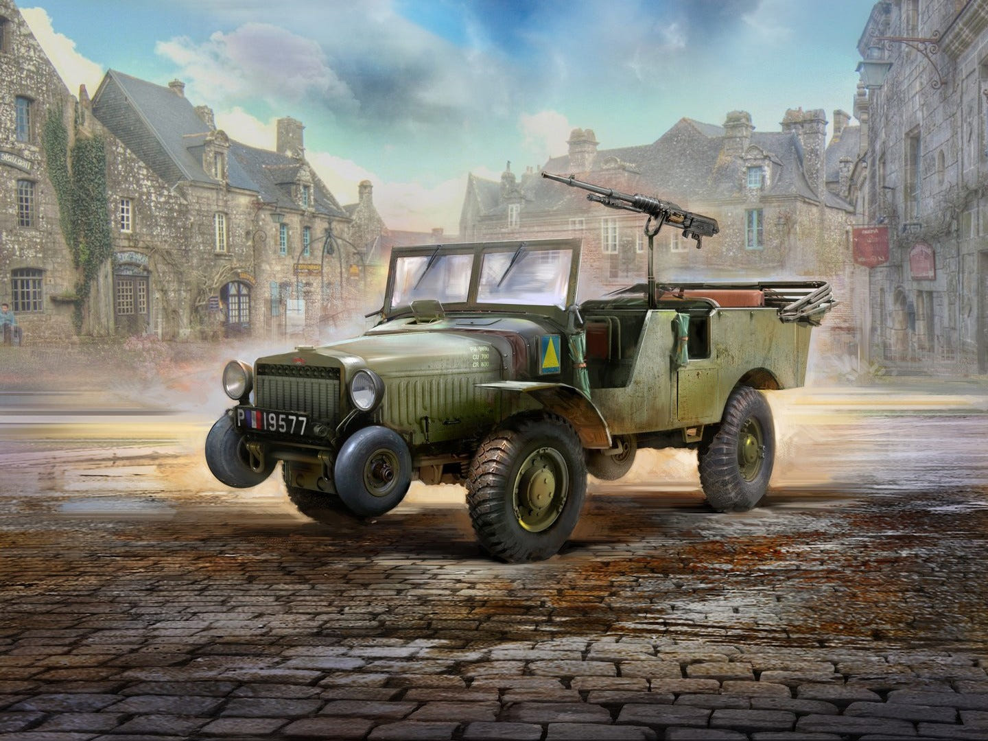 ICM 1:35 Laffly V15T with Hotchkiss Machine Gun - ICM35572