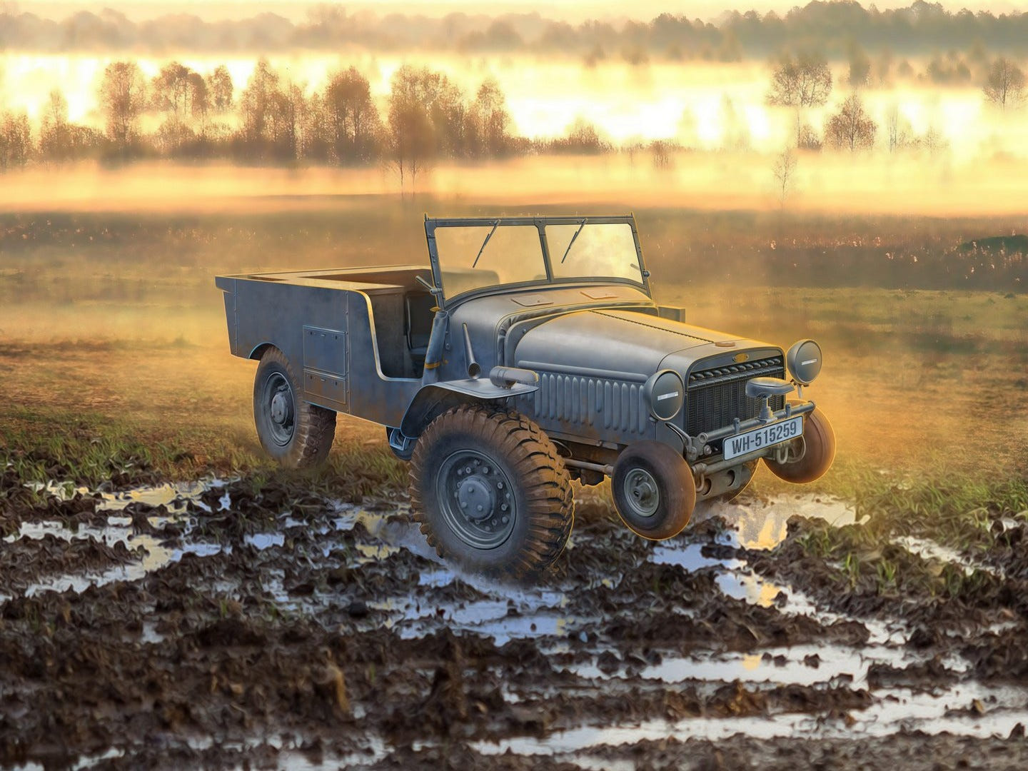 ICM 1:35 Laffly (f) Typ V15T WWII German Military Vehicle - ICM35573