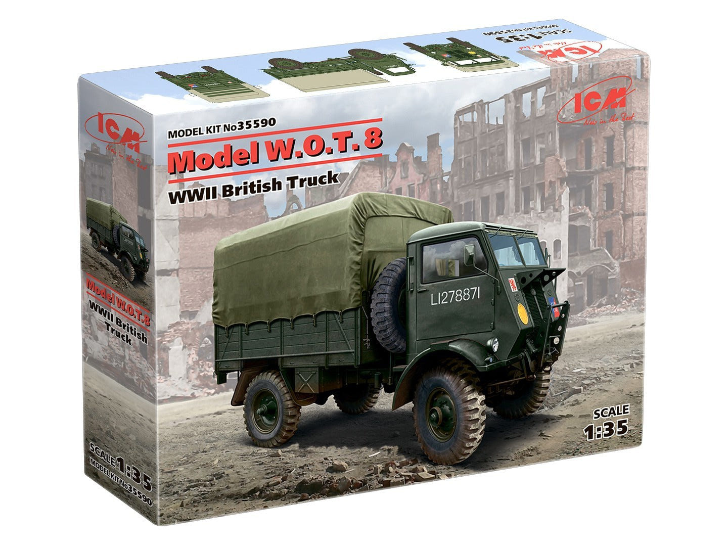 ICM 1:35 Model W.O.T. 8 WWII British Truck - ICM35590