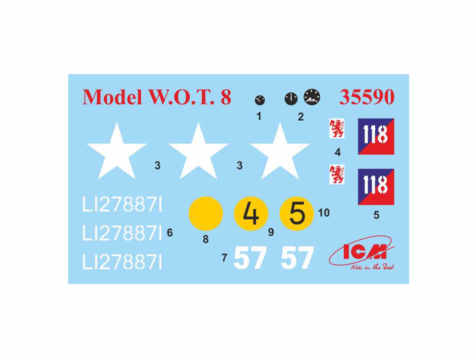 ICM 1:35 Model W.O.T. 8 WWII British Truck - ICM35590