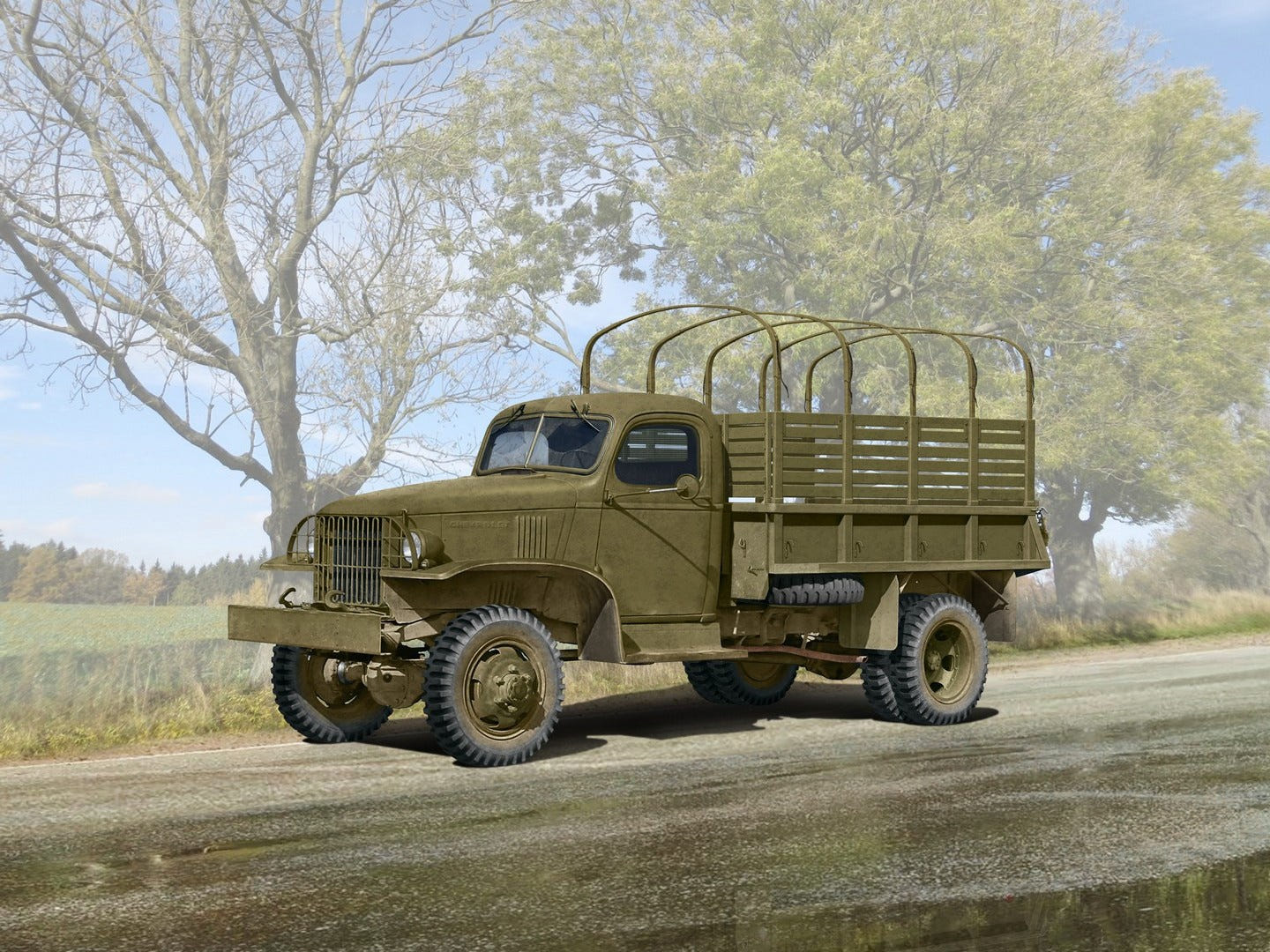 ICM 1:35 G7107 WWII Army Truck - ICM35593