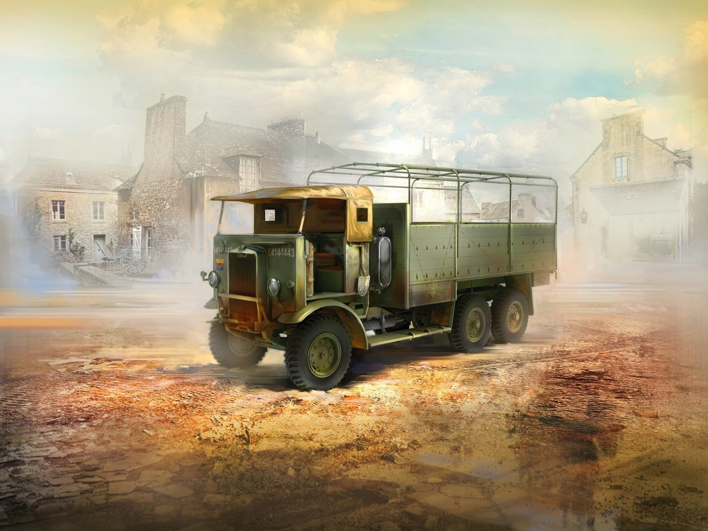 ICM 1:35 Leyland Retriever General Service (Early Production) WWII British Truck - ICM35602