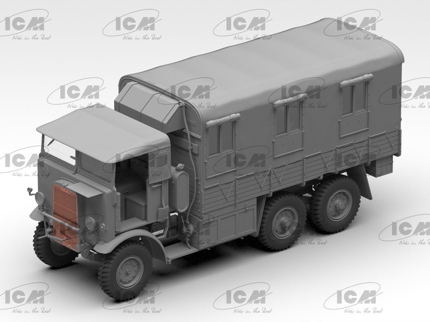 ICM 1:35 Monty's Mobile Office Caravan - ICM35603