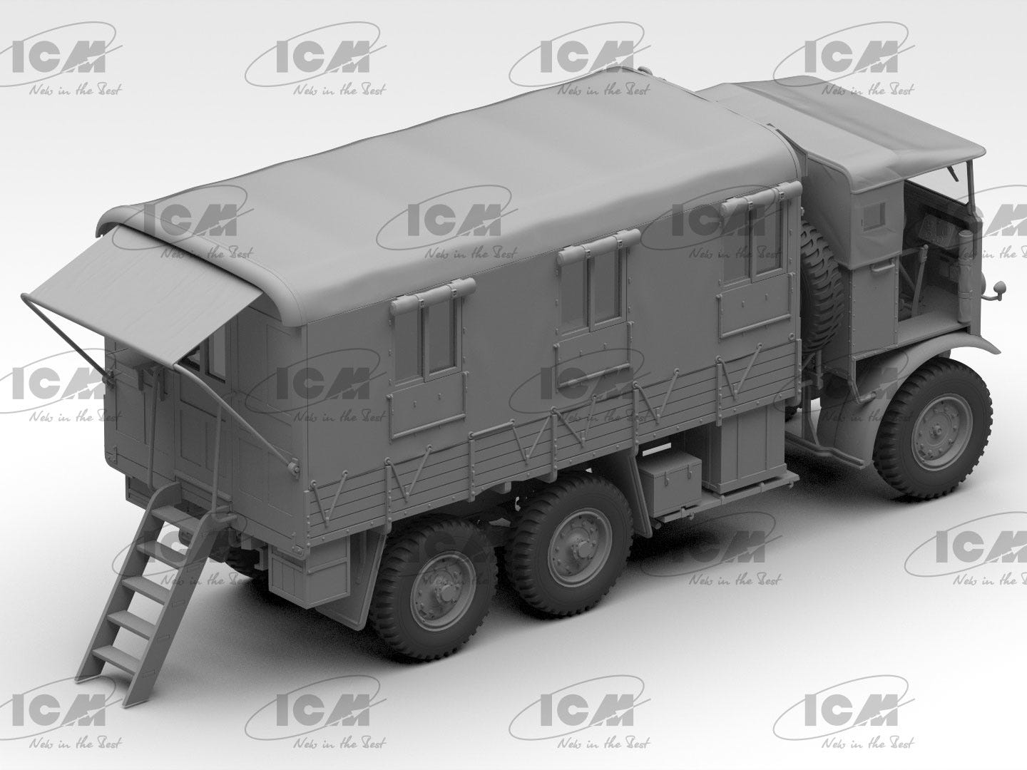 ICM 1:35 Monty's Mobile Office Caravan - ICM35603