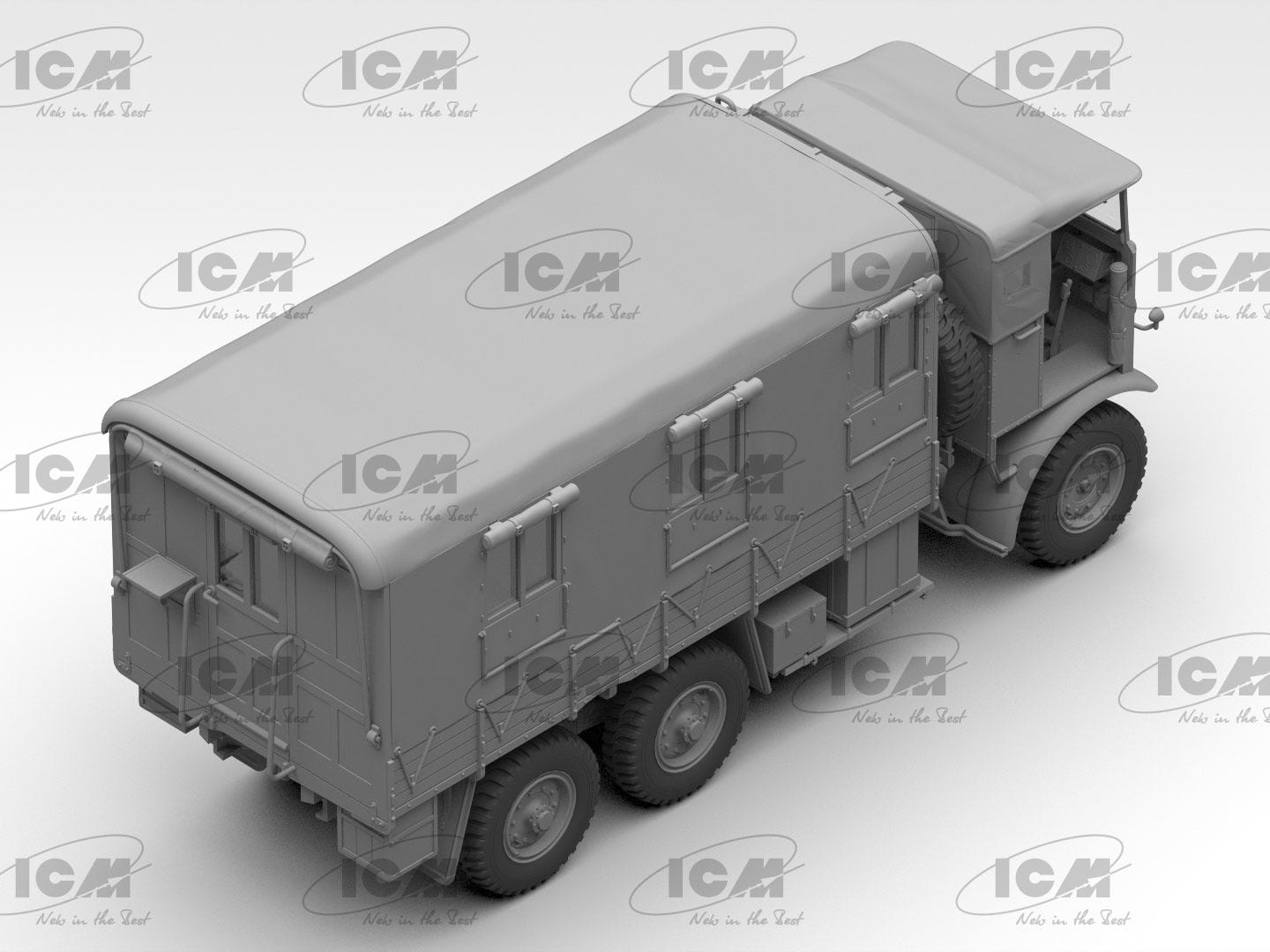 ICM 1:35 Monty's Mobile Office Caravan - ICM35603