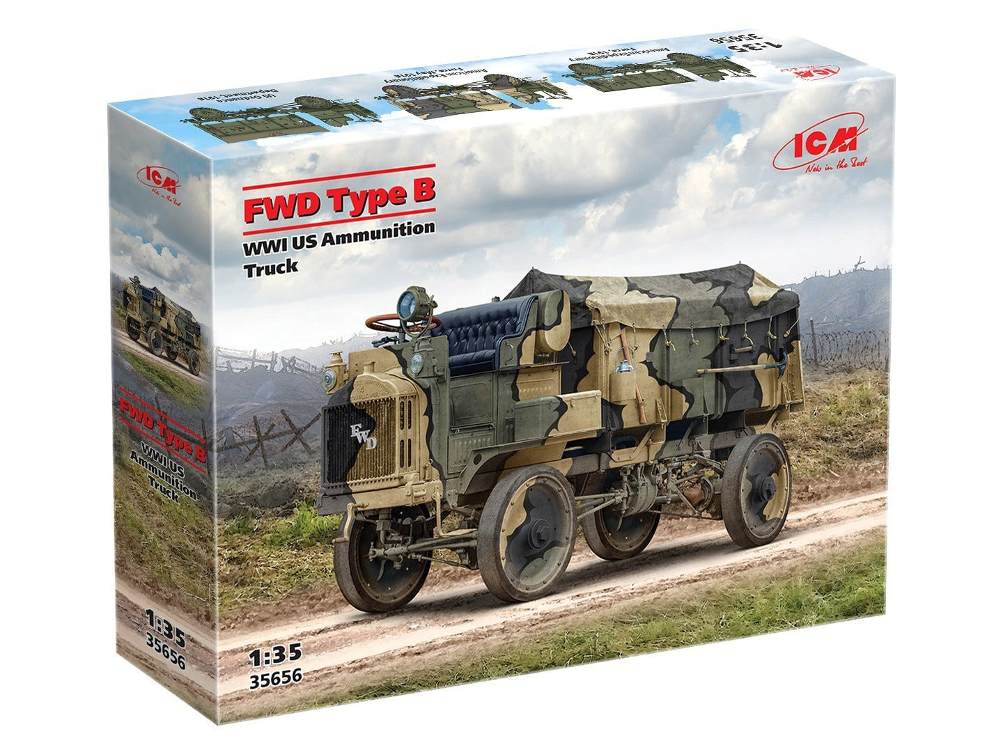 ICM 1:35 FWD Type B WWI U.S. Ammunition Truck - ICM35656