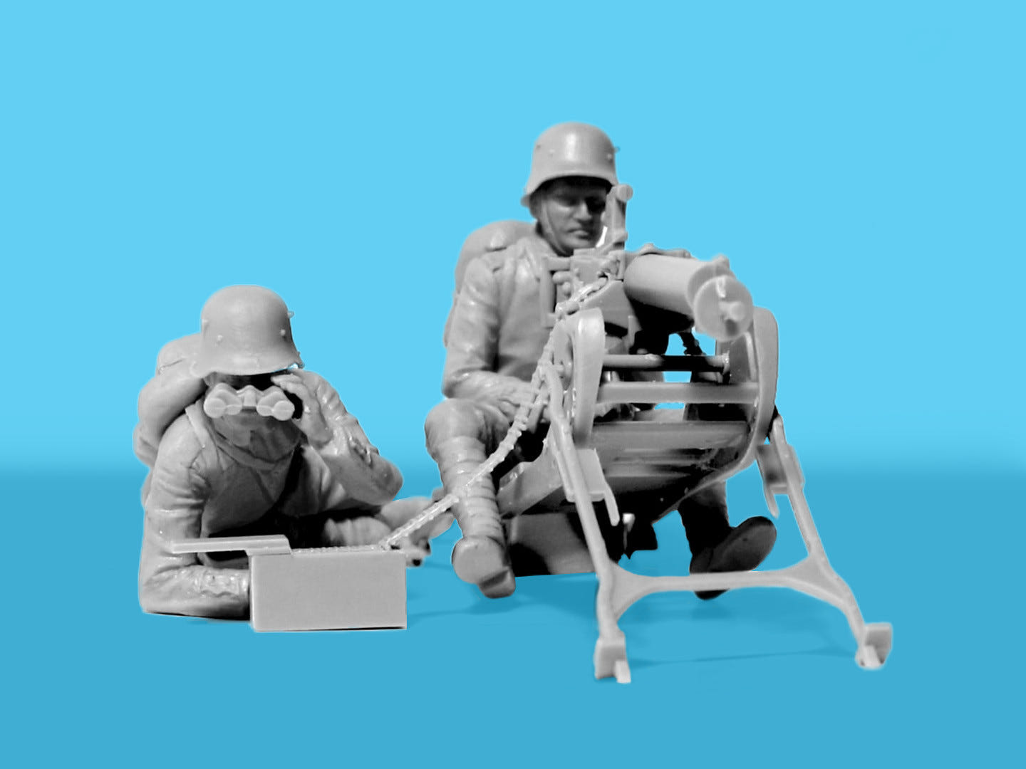 ICM 1:35 ‘Tankabwehr 1918’ German WWI Soldiers (4 Figures) - ICM35724