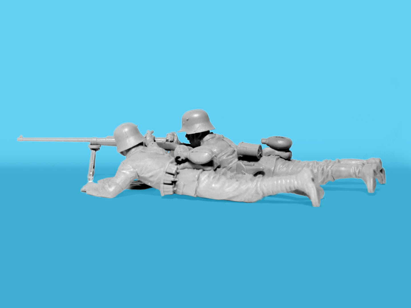 ICM 1:35 ‘Tankabwehr 1918’ German WWI Soldiers (4 Figures) - ICM35724