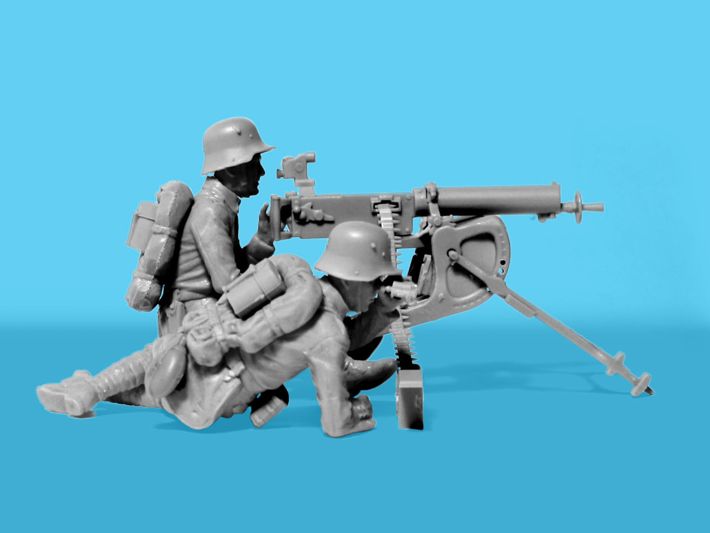 ICM 1:35 ‘Tankabwehr 1918’ German WWI Soldiers (4 Figures) - ICM35724
