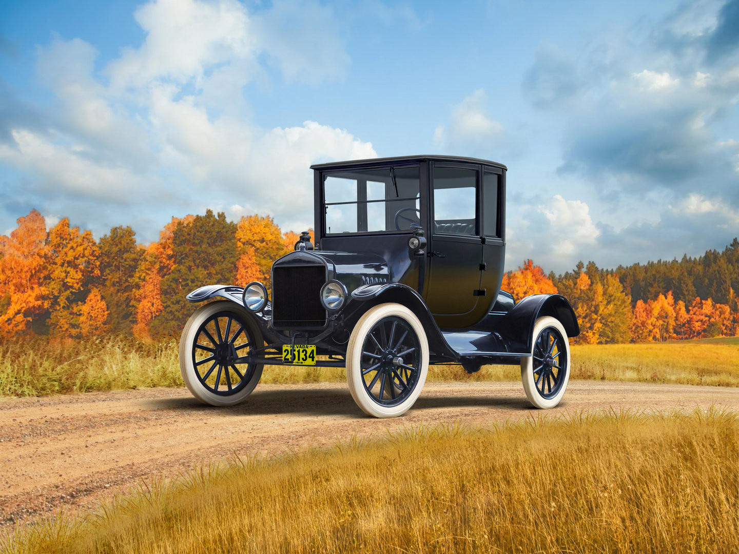 ICM 1:35 Doctor's Coupe 1917 Model T American Car - ICM35830