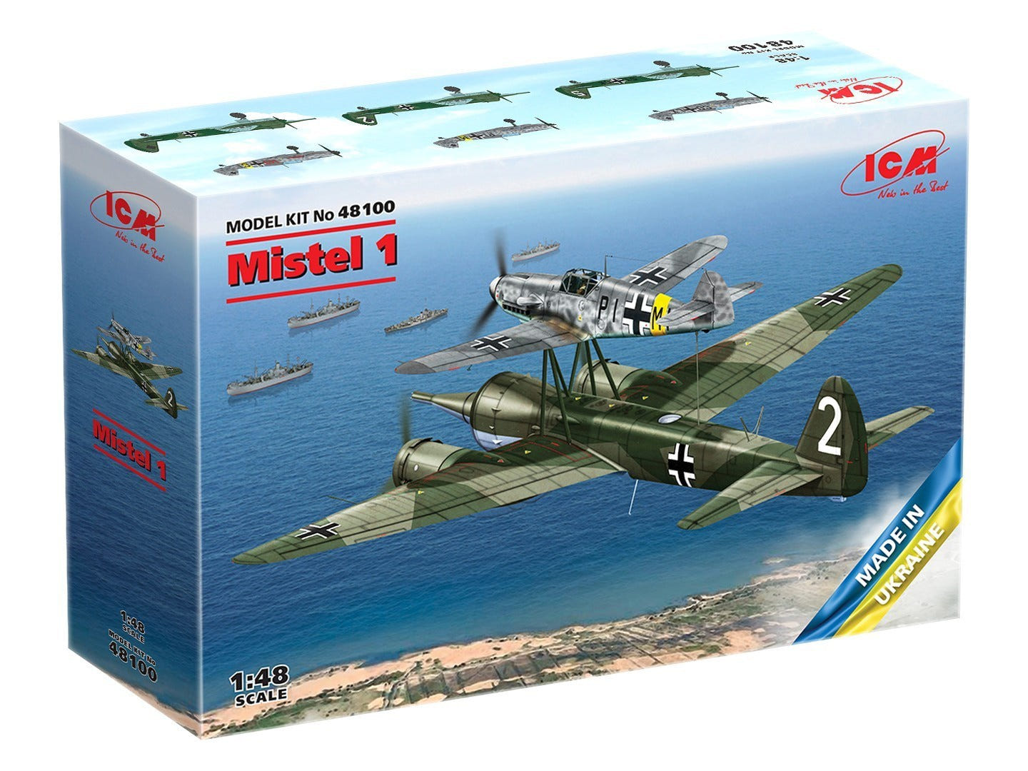 ICM 1:48 Mistel 1 WWII German Composite Aircraft - ICM48100