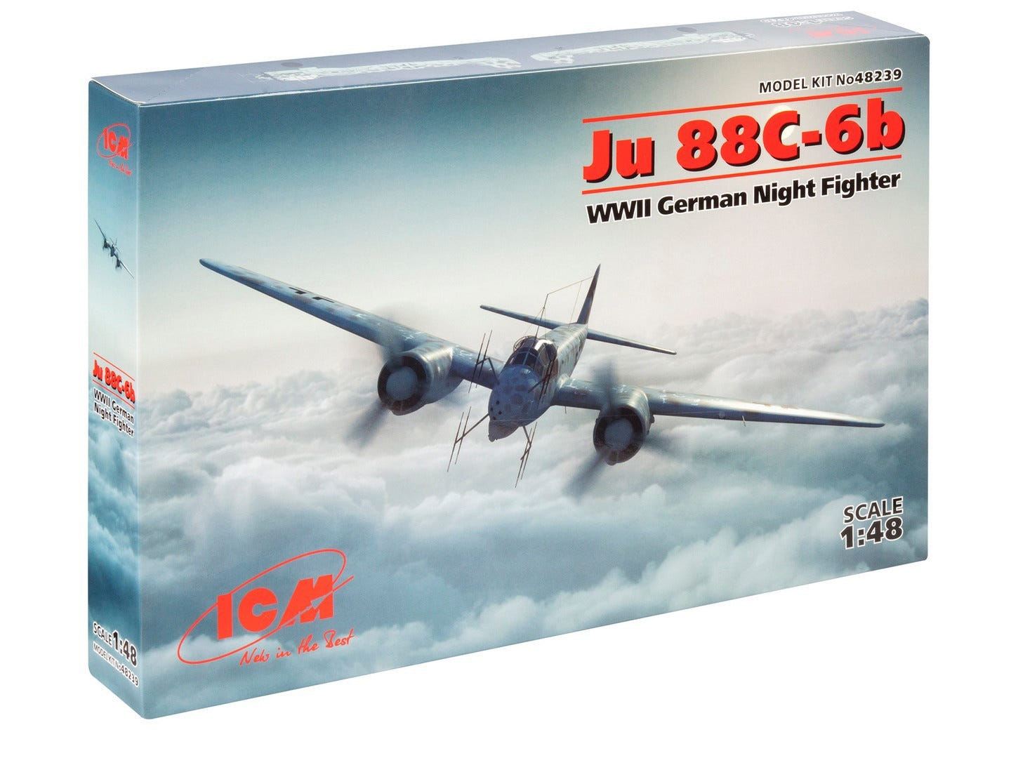 ICM 1:48 Ju 88С-6b WWII German Night Fighter Plane - ICM48239