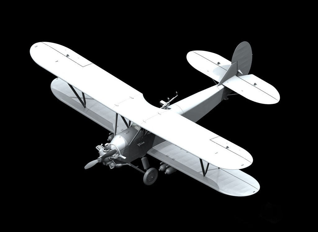 ICM 1:48 U-2/Po-2VS with Soviet Pilots & GP (1943-1945) 7 Figures - ICM48254