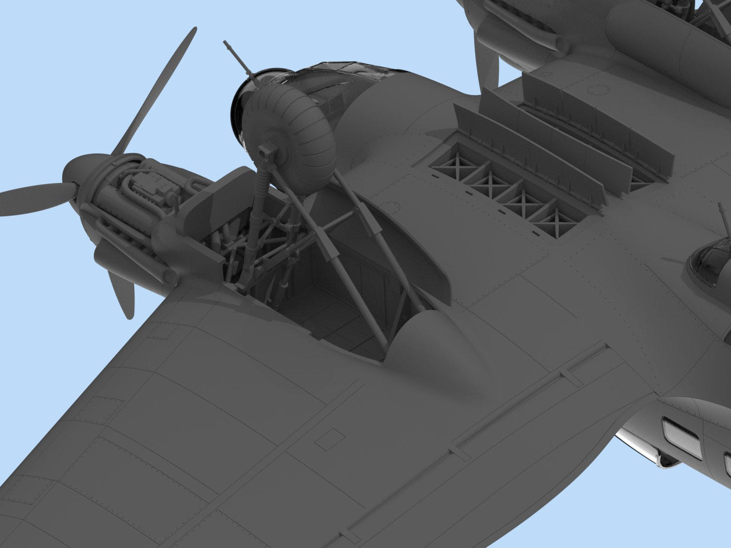 ICM 1:48 He 111H-3 WWII German Bomber - ICM48261