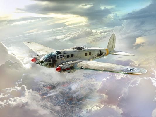 ICM 1:48 He 111H-16 WWII German Bomber - ICM48263
